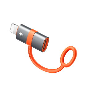 Mcdodo Type C to ライトニング 変換アダプタ 36W PD急速充電 PDチップ搭載 iOS USB Cアダプタ 高速データ転送(ノートPC間のみ対応) USB-C i-Phone 変換コネクタ アルミ合金外装 シリコンバンド設計 タイプCからiOS変換コネクタi-Phone 14 Pro/13/12・i-Pad・Air-Podsなどi-O