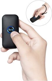 Tera 小型 バー コードスキャナー 2次元 1次元： QRコード対応 技適マーク付き 有線＆無線 USB 2.4G Bluetooth対応 液晶表示バー コード読み取り 連続読み込み 充電式 手持ち式 ワイヤレス 図書館 店舗 オ フィ ス 物流 倉庫 スマホ タブレットなどに適用 型番 1100