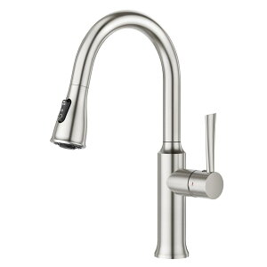 CREAキッチン用水栓 シングルレバー混合水栓 キッチン 引き出し式 キッチン蛇口 シャワー 3モード水流 水道 蛇口 キッチン 台所 蛇口 エコハンドル 360°回転 節水 ステンレス