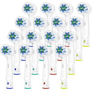 16本 Trustnice ブラウン オーラルB 用の 電動歯ブラシ 替えブラシ マルチアクションブラシ EB50 braun oral b 用の 互換ブラシ 替え歯 歯垢除去 家庭用 白