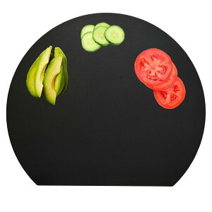 hiino kano まな板 耐熱 エラストマー まな板 丸いまな板 かまぼこ型 まな板 食洗機対応 抗菌 軽量 薄型 広く使える ノンスリップ カッティングボード 両面利用可能 新居祝い アウトドア適用 (