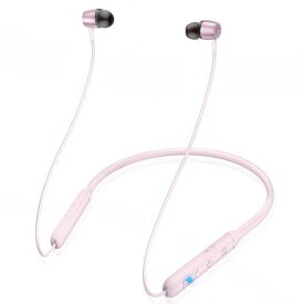 【新登場ネックバンドイヤホン・38時間連続再生】Bluetooth イヤホン ネックバンド型 ワイヤレスイヤホン CVC8.0ノイズキャンセリング イヤホン ブルートゥー スイヤホンBluetooth5.3 スポーツ イヤホン（ピンク）