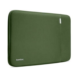 tomtoc 360°保護 パソコンケース 13インチ MacBook Air M3/M2/M1 2024-2018 / MacBook Pro 13インチ 2022-2016 M2/M1 全方位耐衝撃 13インチ iPad Pro M4/iPad Air M2 2024対応 13.3型 ノートPCケース ス リー ブ ラップイ ン ナ ーバッグ 軽量 撥水加工 グリーン