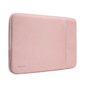 tomtoc 360°保護 パソコンケース 15インチ MacBook Air M3/M2 2024-2023/15インチ Surface Laptop 7対応 全方位耐衝撃 ノートPCケース ス リー ブ ラップイ ン ナ ーバッグ 軽量 撥水加工 ピンク