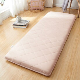 ごろ寝マット ごろ寝布団 68×120cm ごろ寝座布団 お昼寝マット 大人 うたた寝マット ごろ寝クッション 軽量 コンパクト 畳める 固綿入り 抗菌 防臭 防ダニ 体圧分散 底付き感無し 三層構造 車中泊 座布団 長座布団 ピンク