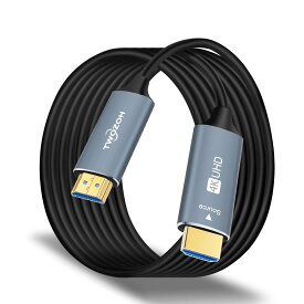 Twozoh 光ファイバーHDMIケーブル 5M 4KファイバーHDMI-HDMIケーブル 4K/60Hz (4:4:4 HDR10 HDCP2.2) 1440p 144Hz 18Gbps 高速 UHD ファイバー HDMIコード (5M-150M)