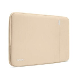 tomtoc 360°保護 パソコンケース 15インチ MacBook Air M3/M2 2024-2023/15インチ Surface Laptop 7対応 全方位耐衝撃 ノートPCケース ス リー ブ ラップイ ン ナ ーバッグ 軽量 撥水加工 サンド