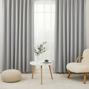 Hansleep �J�[�e�� 1���Ռ� 4���Z�b�g ��100cm��178cm ���C�g�O���[ �f�M �h�� �h�� �ȃG�l ���� ���n ������� �􂦂� ���r���O�p (�J�[�e��2���E���[�X2��)