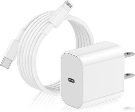 IPhone 充電器 20W PD 急速充電 MFi/PSE認証済み USB C - LIghtnIng ケーブル 2m付き Type C スマホ 電源アダプター タイプC アイフォン IPhone/iPad/Air Pods その他USB-C機器対応
