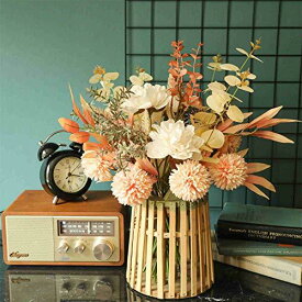 WillingYou 造花 インテリア おしゃれ ドライフ ラワー 花束 蒲公英 ブーケ 造花 ウェディング DIY 飾り人工植物 観賞植物 1束入り シャンパン