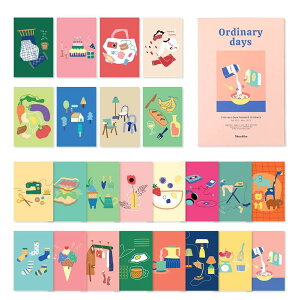 mCN I[fBi[?fCY |XgJ[h Ordinary days Postc ar d - 24Zbg̊  IȃfUC͂fC[͂A͋Ĉ邫ꂢȂ͂`͂AfUC