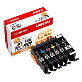 【マラソンエントリーでポイント10倍】Canon 純正 インクカー トリッジ BCI-381(BK/C/M/Y/GY)+380 6色マルチパック BCI-381+380/6MP