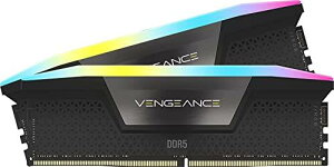 y}\Gg[Ń|Cg10{zCORSAIR DDR5-6000MHz fXNPCp VENGEANCE RGB DDR5V[Y (PC5-48000) Intel XMPLbg 32GB ubN 16GB×2 CMH32GX5M2E6000C36