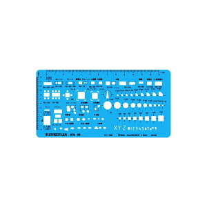 ステッドラー テンプレート 室内レイアウト定規 (小) 1枚 976 08