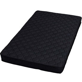 アイリスプラザ 長持ちボンネルコイルマ ット レ ス 厚さ16.5cm 連結コイル352個 ムレにくい高通気性 ISO9001取得工場で生産 表面やわらか 内側ウレタン2層構造 らくらく設置 圧縮梱包でお届け シングル ブラック BCMT-S