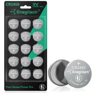 Enegitech CR2450`E{^dr RC` CR2450 3V`Edr xv R dq fW^ v X}[g [ ^ [ ^dq@pRC`dr 15Zbg