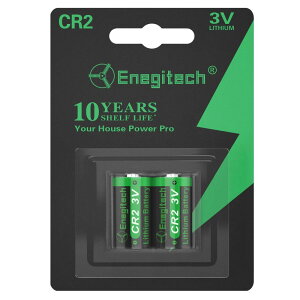 Enegitech CR2 dr 3V `Edr [d StvA XCb`{bg̎w{bgA CX^gJ   SQ40/SQ1/SQ6p (CR2 2)
