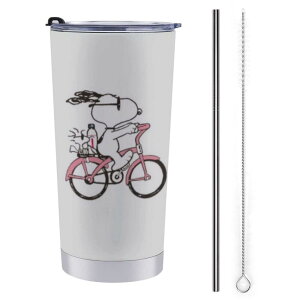 ス ヌー ピーコーヒーカップ マグカップ コンビニカップ タンブラー ステンレス製 カフェマグ 携帯マグ マグボトル 蓋付き 保温 保冷 真空断熱 車用 コーヒー専用 かわいい キャラクター グ