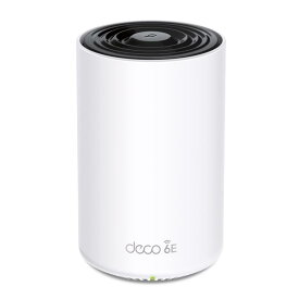 TP-Link WiFi 6E ルーター tri band メッシュWi-Fiシステム 中継 ス マ ー ト テ レ ビ 対応 無線LAN 2.5Gbps スマートホーム AXE5400 (2402 + 2402 + 574Mbps) Deco XE75 Pro 1-pack