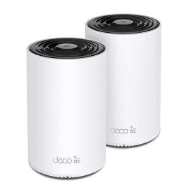 【Ama zon.co .jp限定】 TP-Link WiFi 6E ルーター tri band メッシュWi-Fiシステム 中継 ス マ ー ト テ レ ビ 対応 無線LAN 2.5Gbps スマートホーム AXE5400 (2402 + 2402 + 574Mbps) Deco XE75 Pro 2-pack