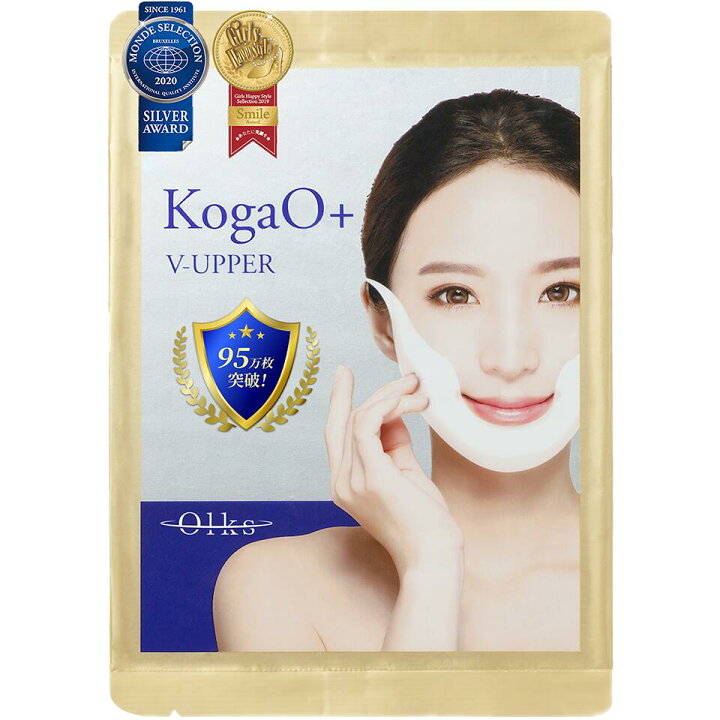 楽天市場】KogaO+ 小顔プラス 純日本産 小顔パック 小顔マスク V