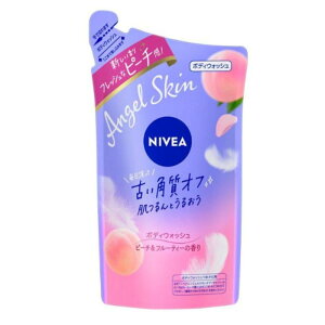 花王 ニベア エンジェルスキン ボディウォッシュ フラワー&ピーチの香り 詰替 360ml × 2個セット