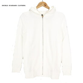 75％オフ 新品 正規品 ダブルスタンダードクロージング DOUBLE STANDARD CLOTHING パーカー 36サイズ レディース ジップパーカー ホワイト ジップパーカー 綿ポリ 長袖 2508-030-191