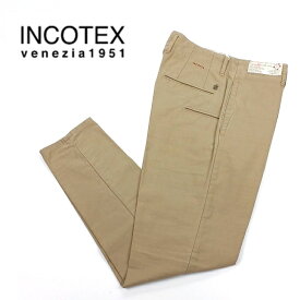 65％オフ 新品 正規品 インコテックス INCOTEX パンツ 29 30 31 34 ベージュ メンズ Sサイズ Mサイズ Lサイズ LLサイズ サイドポケット ボタンフライ チノパン スラックス コットン ルーマニア製 10S108 60509 520