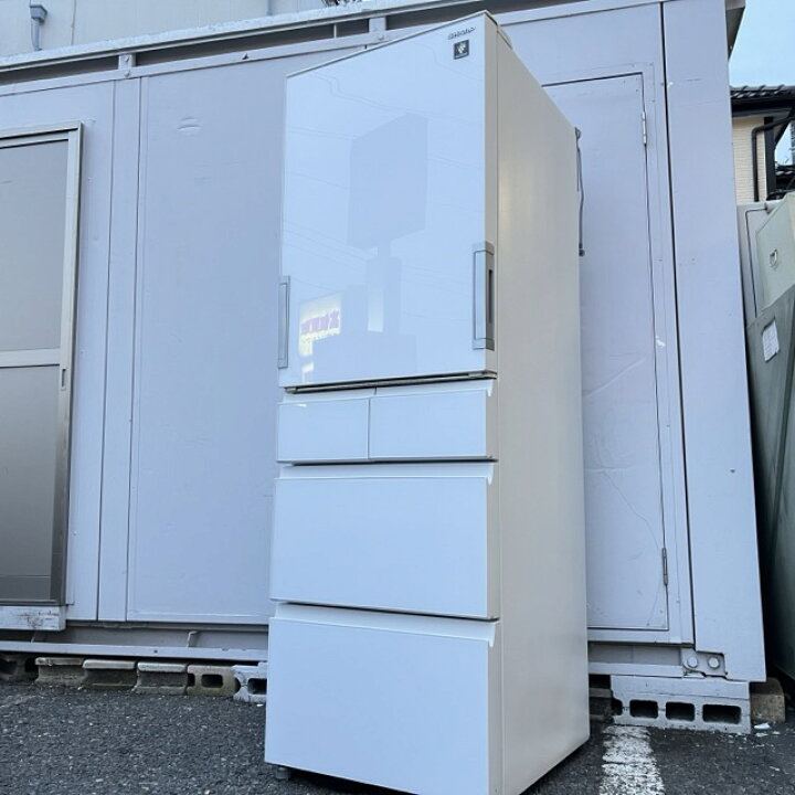 楽天市場】送料無料 シャープ 冷凍冷蔵庫 【中古】 SHARP SJ-GW41F-W 