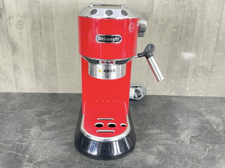 新品未使用】DeLonghi Dedica EC680R レッドコーヒーマシン 