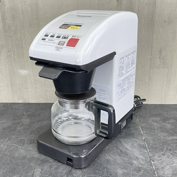 楽天市場】パナソニック コーヒーブルーワー 【中古】動作保証 