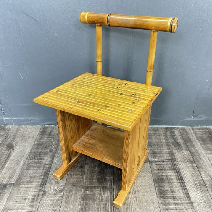 楽天市場】梅里竹芸 健康椅子 【中古】腰掛椅子 工芸品 竹細工 竹工芸 