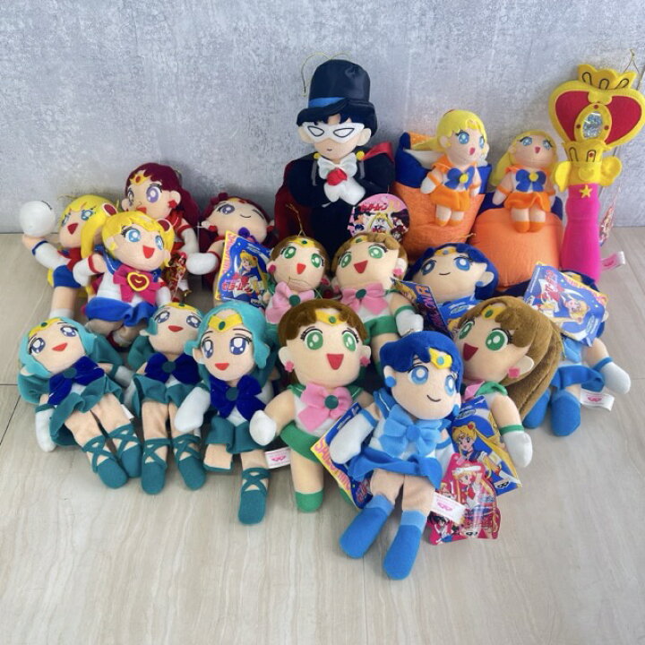 楽天市場】美少女戦士 セーラームーン ぬいぐるみ 17点セット 【中古  