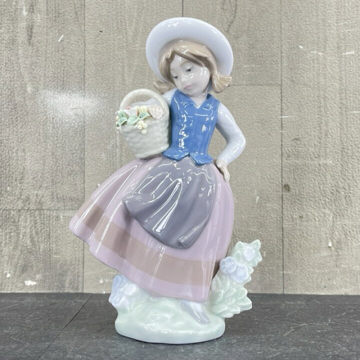 楽天市場】LLADRO 甘い花の香り 【中古】 リヤドロ 置物 女の子 