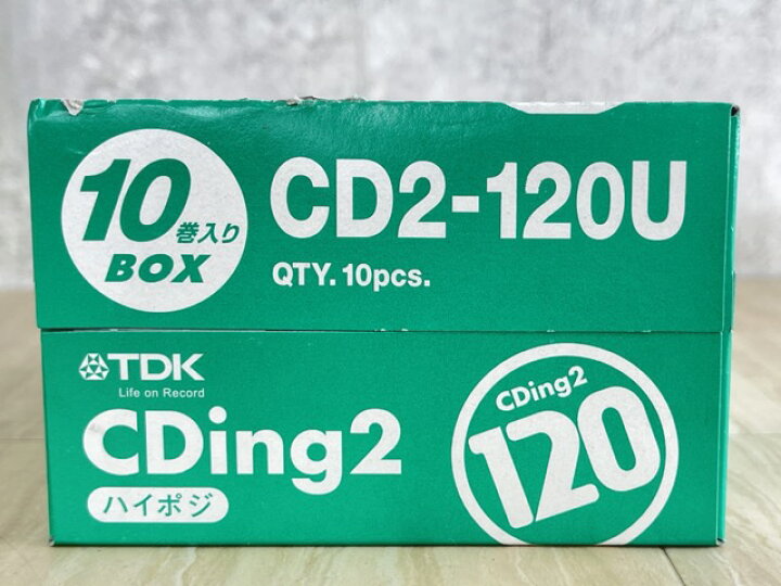 楽天市場】新品未開封 TDK カセットテープ 10本セット CD2-120U CDing2 