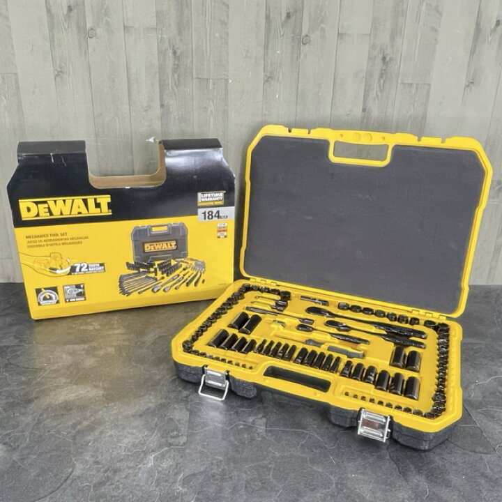 楽天市場】工具セット 184pcs 【展示品】 DEWALT メカニックツール 