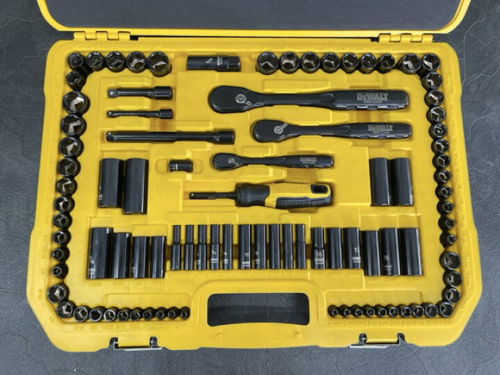 楽天市場】工具セット 184pcs 【展示品】 DEWALT メカニックツール 