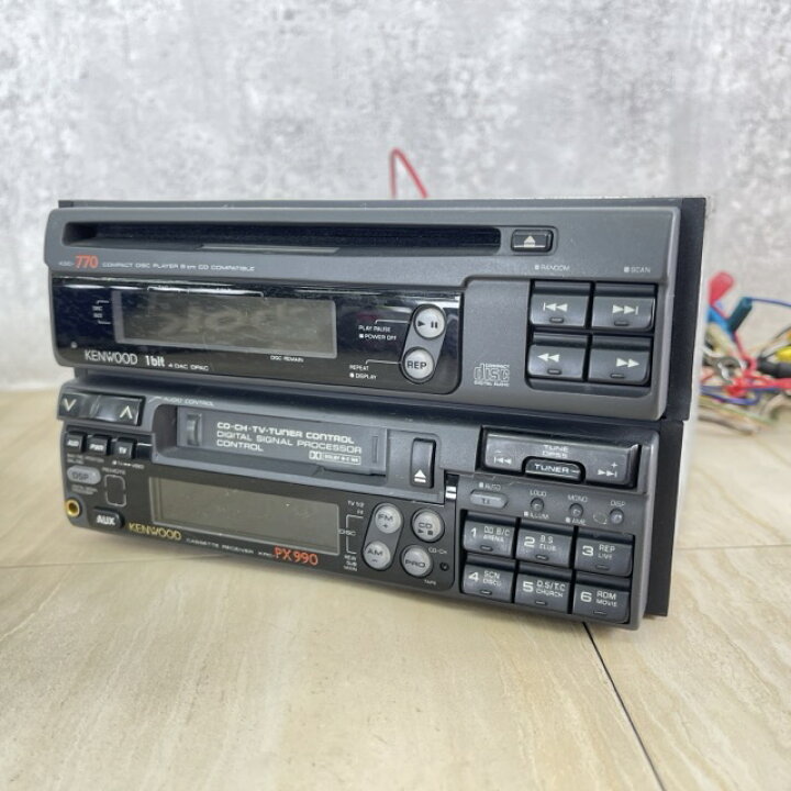 楽天市場】ケンウッド CDプレーヤー カセットレシーバー 2台セット 