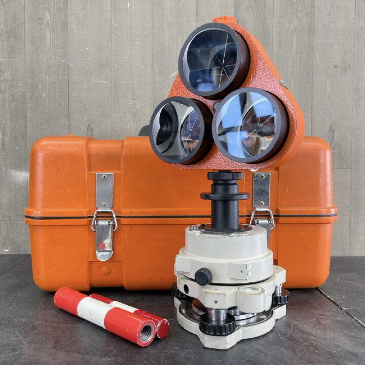 楽天市場】測量機器 【中古】Nikon EDM PRISM 脱着式 3素子プリズム 