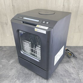 食器洗い乾燥機 【中古】動作保証 THANKO サンコー TK-MDW22B ラクアmini Plus ブラック 2022年製 小型 一人暮らし / 57365