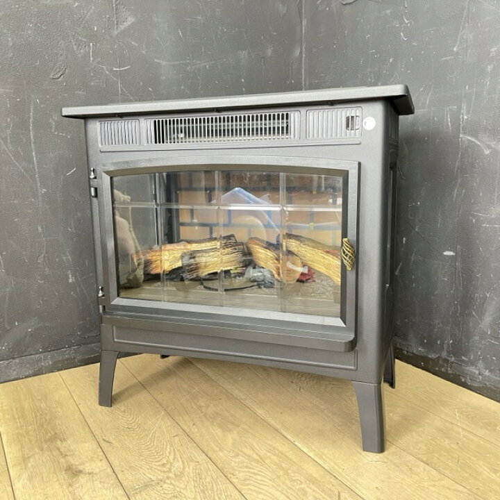 楽天市場】電気温風機 【中古】動作保証 QVCジャパン DFI-5010-01 暖炉 