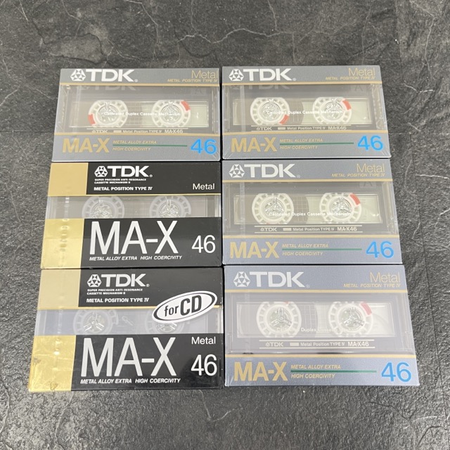 楽天市場】【新商品】新品未開封 カセットテープ TDK MA-X 6本セット