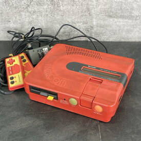 ツインファミコン【中古】動作未チェック SHARP シャープ AN-500R TWIN FAMICOM レッド 本体 コントローラー2個 ゲーム /513173