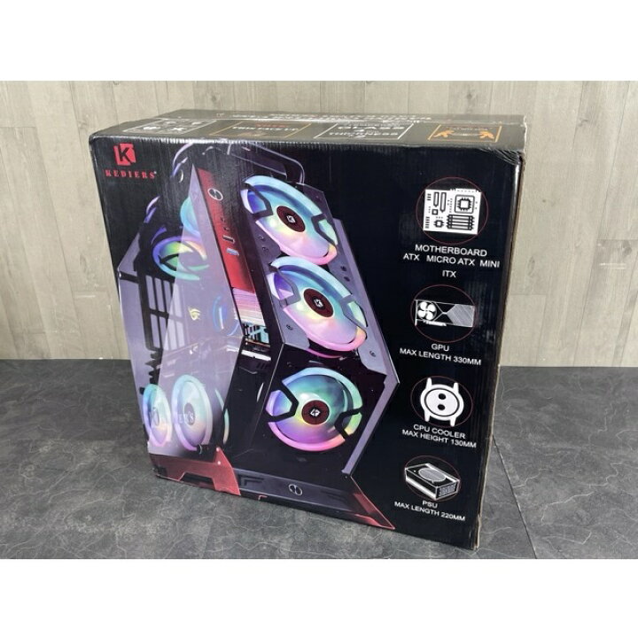 楽天市場】新品未開封 KEDIERS ゲーミングPCケース コンピューター 