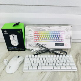 ★スーパーセール期間中限定 ポイント10倍★ゲーミング マウス キーボードセット 【中古】動作保証 RAZER レイザー VIPER V2 PRO HUNTSMAN MINI PC 周辺機器 / 517984