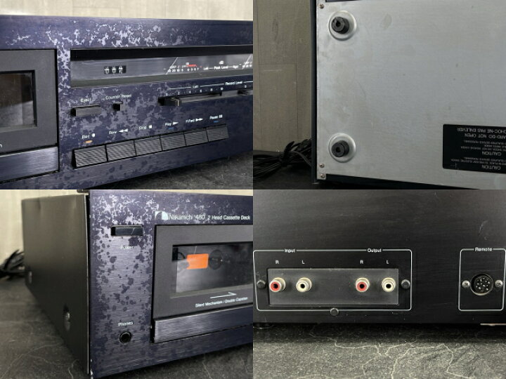 楽天市場】ジャンク品 Nakamichi 480 2Head Cassette Deck カセット  