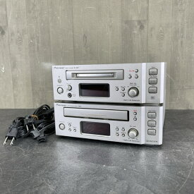 オーディオ機器【中古】動作保証 Pioneer MJ-N901 T-N901 MDデッキ + カセットデッキ 音響機器/65592