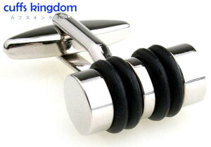 黒 シリコンリング 円柱 カフスボタン 【 黒系 ブラック 男女 カフリングス 営業マン おしゃれ かわいい 結婚式 カジュアル シンプル スーツ 人気 プレゼント ギフト 入園式 入学式 成人式 】