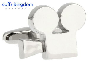 ムービー カメラ カフスボタン 【 銀色系 男女 カフリングス 営業マン おしゃれ かわいい 結婚式 カジュアル シンプル スーツ 人気 プレゼント ギフト 入園式 入学式 成人式 】