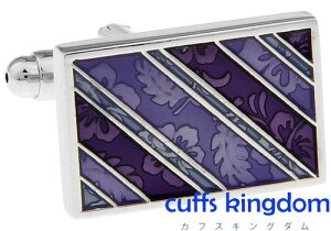 ハイビス柄 【 紫 色 】 カフスボタン 【 紫系 パープル 男女 カフリングス 営業マン おしゃれ かわいい 結婚式 カジュアル アロハ シンプル スーツ 人気 プレゼント ギフト 入園式 入学式 成